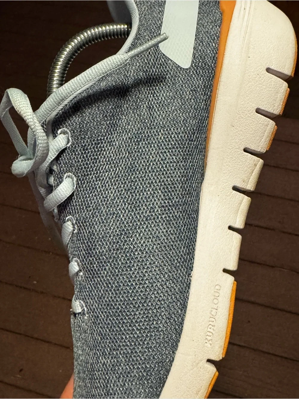 Kuru Flex Via Shoes Women's 9.5 M Mist Blue Apricot Running Walking Sneakers
